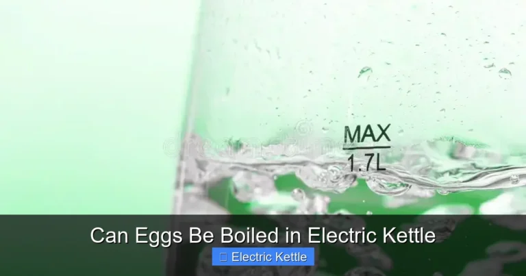 Can Eggs Be Boiled in Electric Kettle