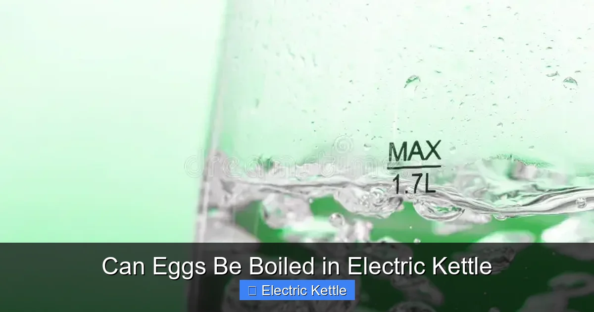 Can Eggs Be Boiled in Electric Kettle
