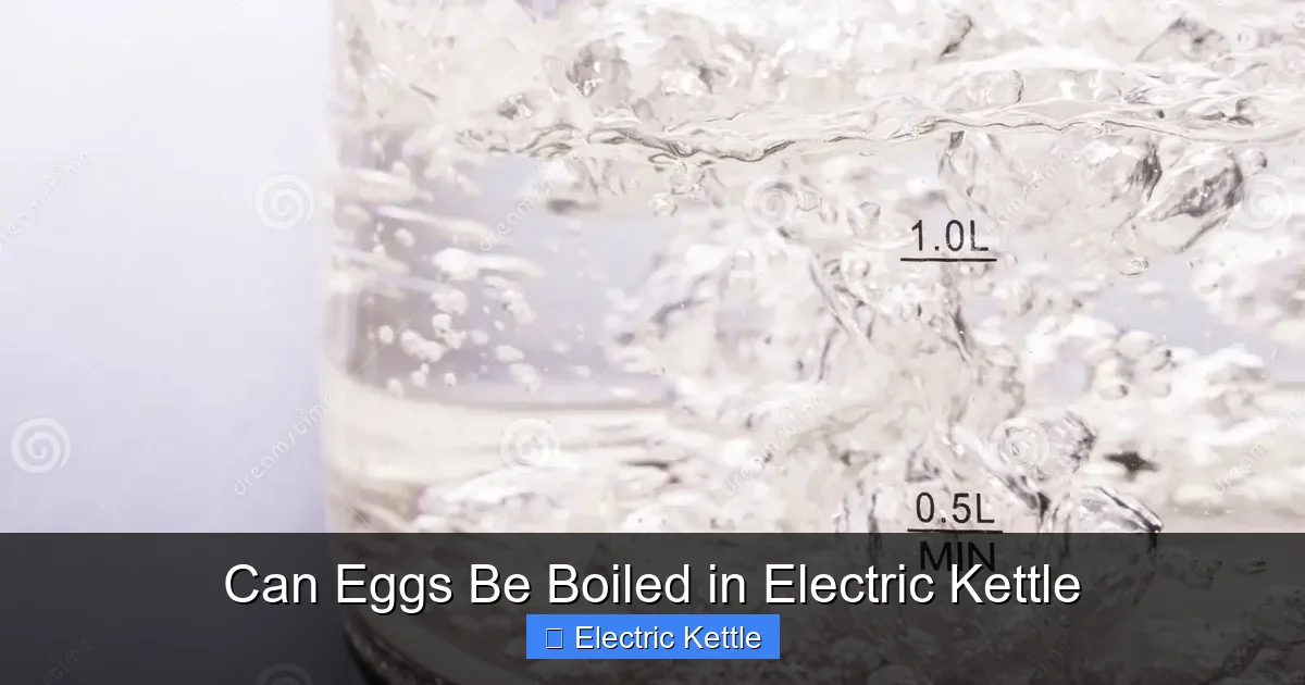 Can Eggs Be Boiled in Electric Kettle