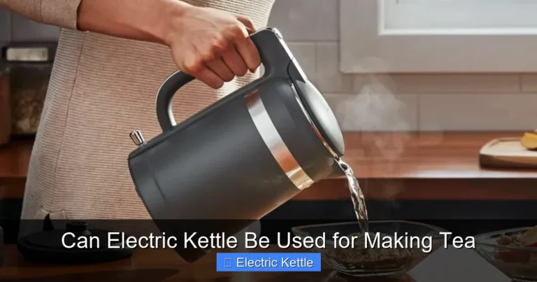 Can Electric Kettle Be Used for Making Tea