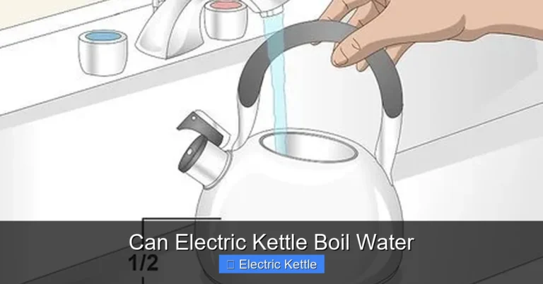 Can Electric Kettle Boil Water