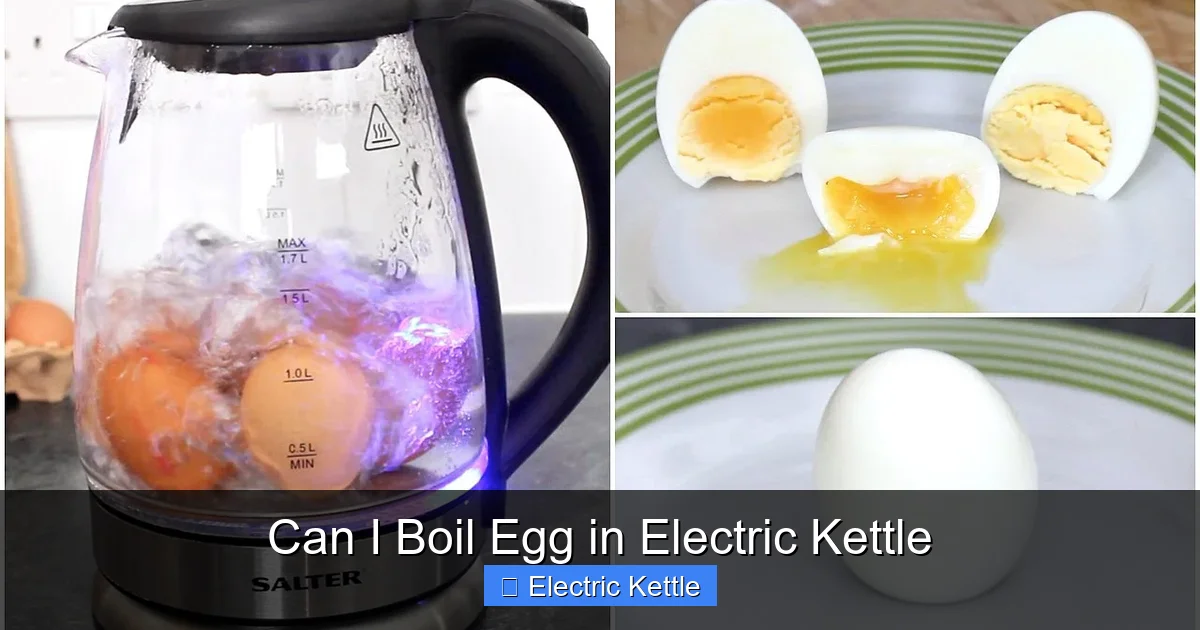 Can I Boil Egg in Electric Kettle