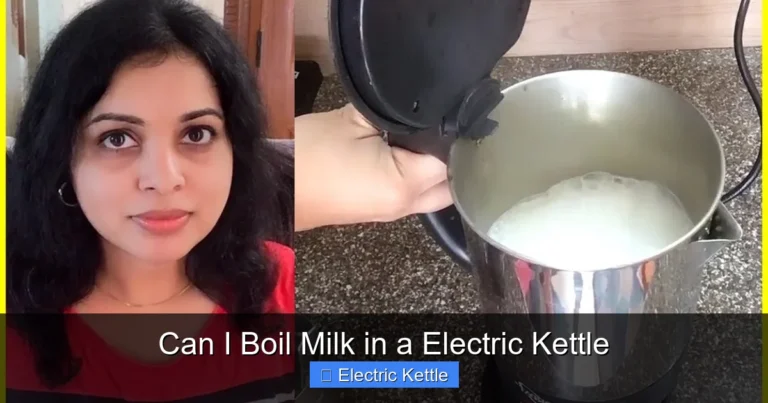 Can I Boil Milk in a Electric Kettle
