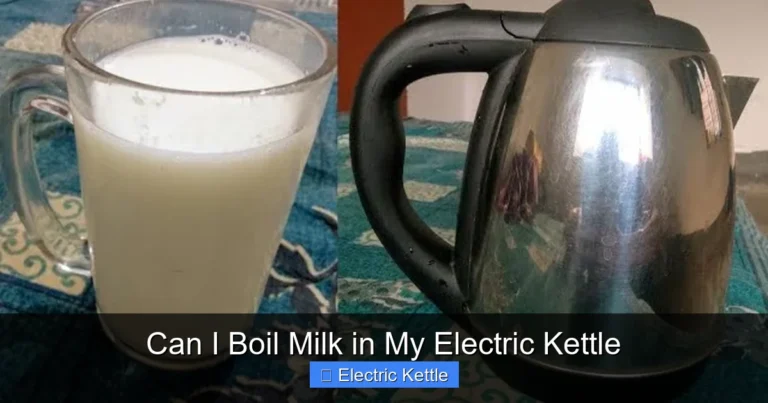 Can I Boil Milk in My Electric Kettle
