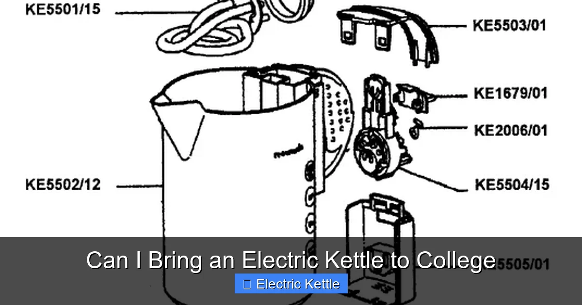 Can I Bring an Electric Kettle to College