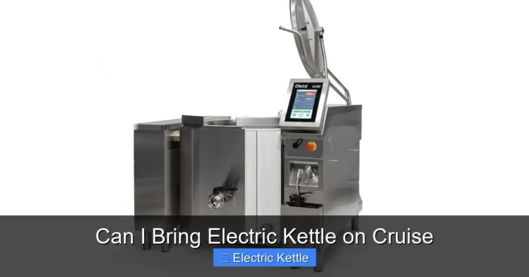 Can I Bring Electric Kettle on Cruise