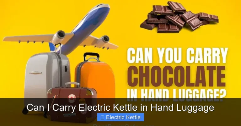 Can I Carry Electric Kettle in Hand Luggage