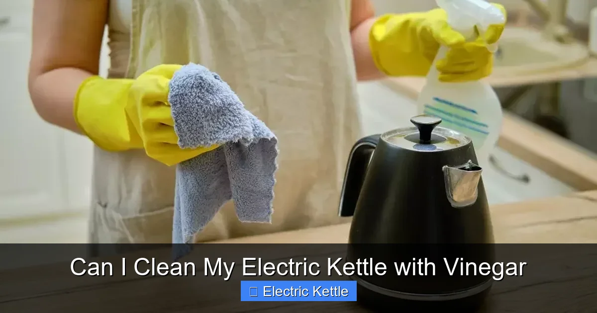 Can I Clean My Electric Kettle with Vinegar