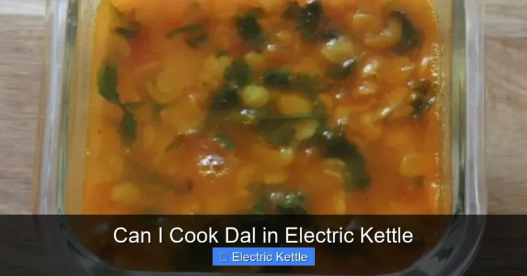 Can I Cook Dal in Electric Kettle