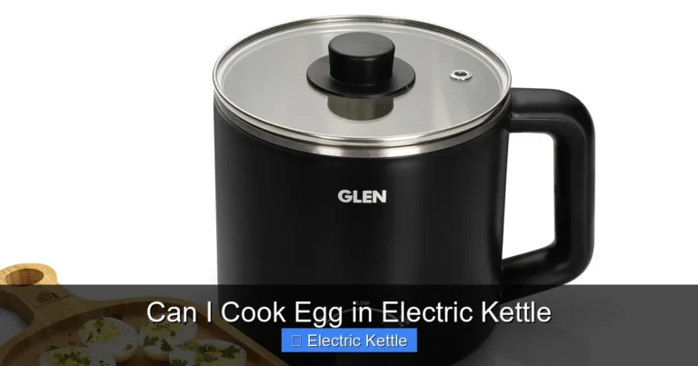 Can I Cook Egg in Electric Kettle