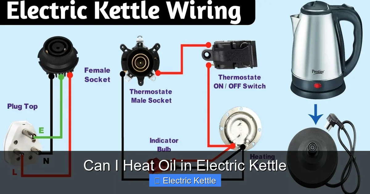 Can I Heat Oil in Electric Kettle
