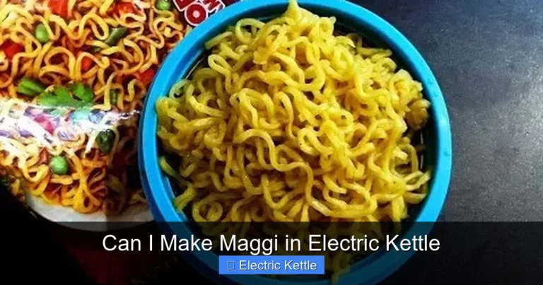 Can I Make Maggi in Electric Kettle