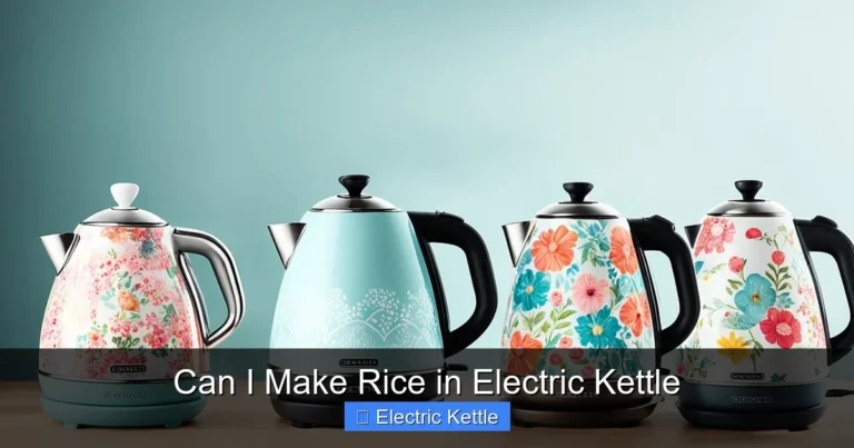 Can I Make Rice in Electric Kettle