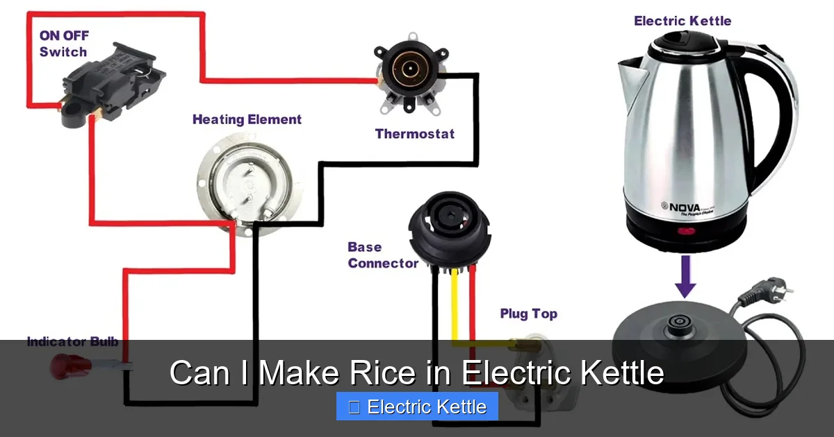 Can I Make Rice in Electric Kettle