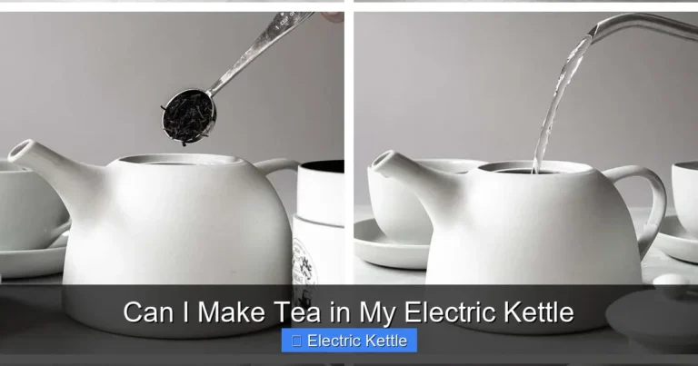Can I Make Tea in My Electric Kettle