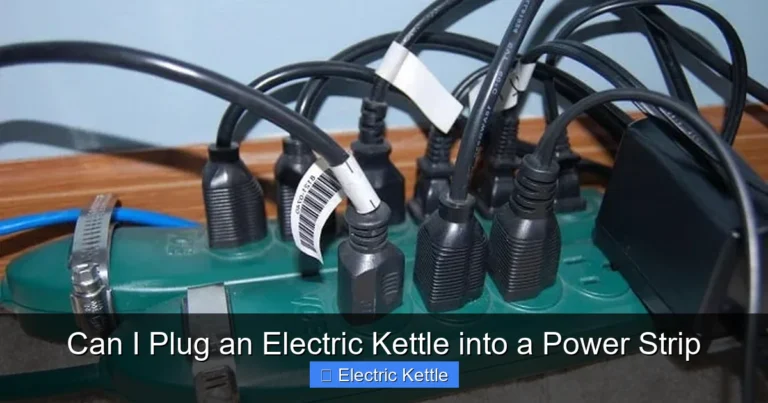 Can I Plug an Electric Kettle into a Power Strip