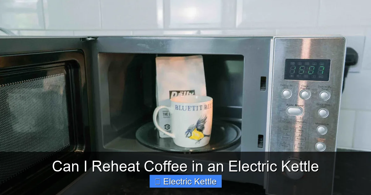 Can I Reheat Coffee in an Electric Kettle