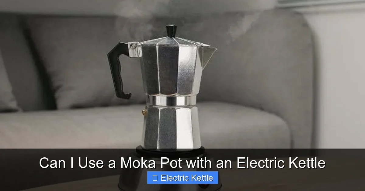 Can I Use a Moka Pot with an Electric Kettle