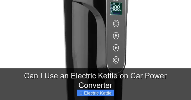 Can I Use an Electric Kettle on Car Power Converter