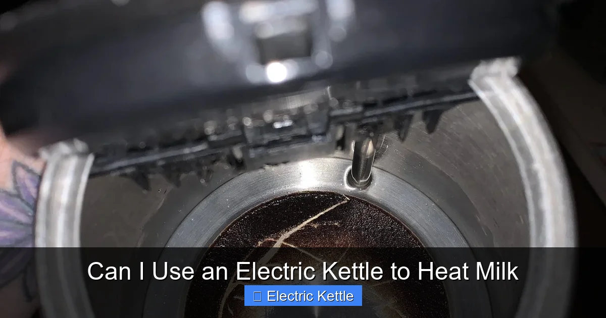 Can I Use an Electric Kettle to Heat Milk