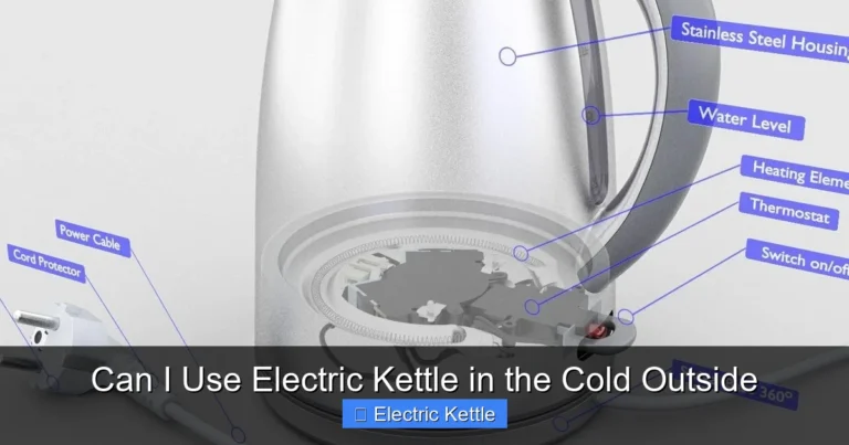 Can I Use Electric Kettle in the Cold Outside
