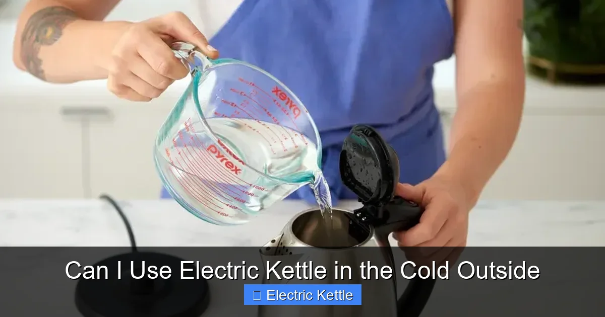 Can I Use Electric Kettle in the Cold Outside