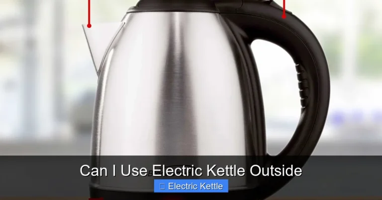 Can I Use Electric Kettle Outside