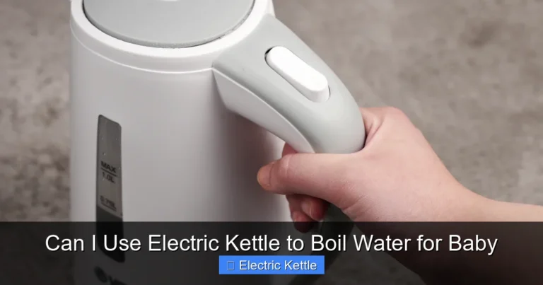 Can I Use Electric Kettle to Boil Water for Baby