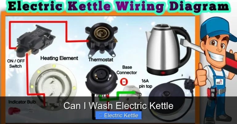 Can I Wash Electric Kettle