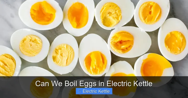 Can We Boil Eggs in Electric Kettle