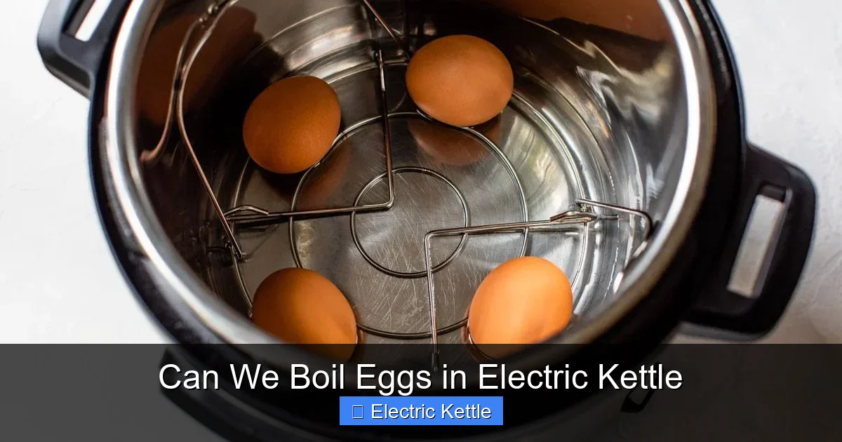 Can We Boil Eggs in Electric Kettle