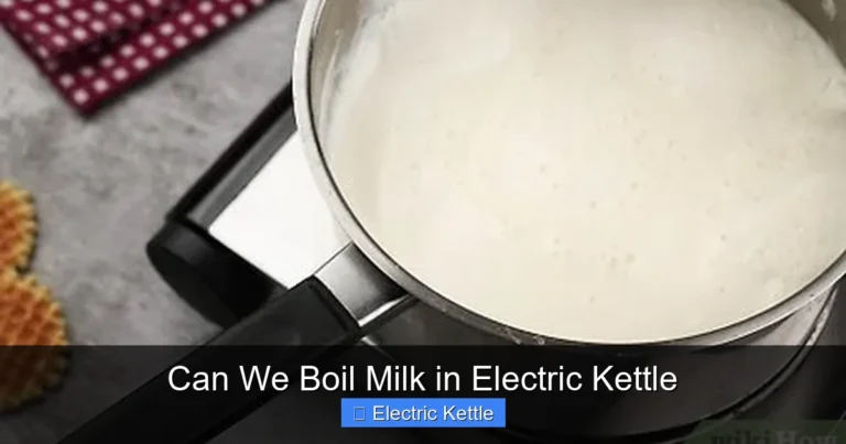 Can We Boil Milk in Electric Kettle