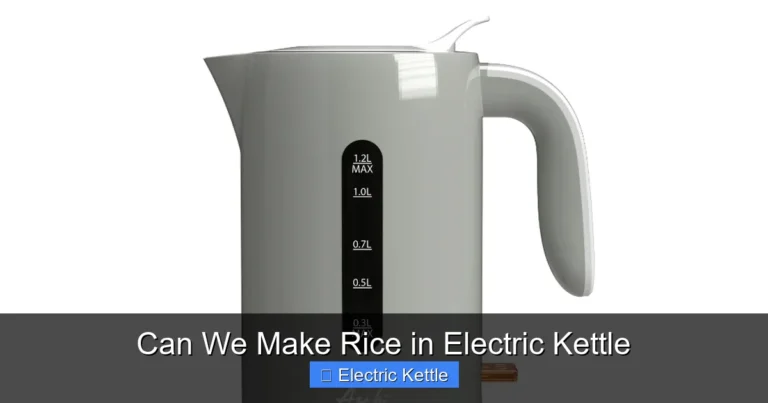 Can We Make Rice in Electric Kettle