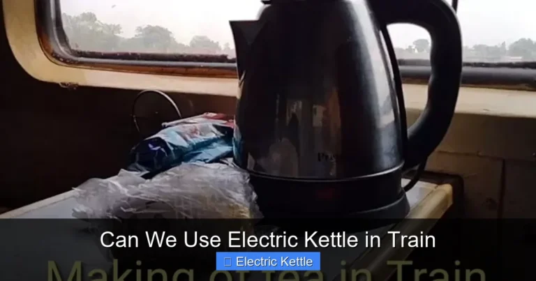 Can We Use Electric Kettle in Train