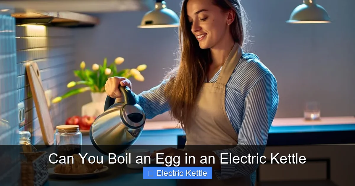 Can You Boil an Egg in an Electric Kettle