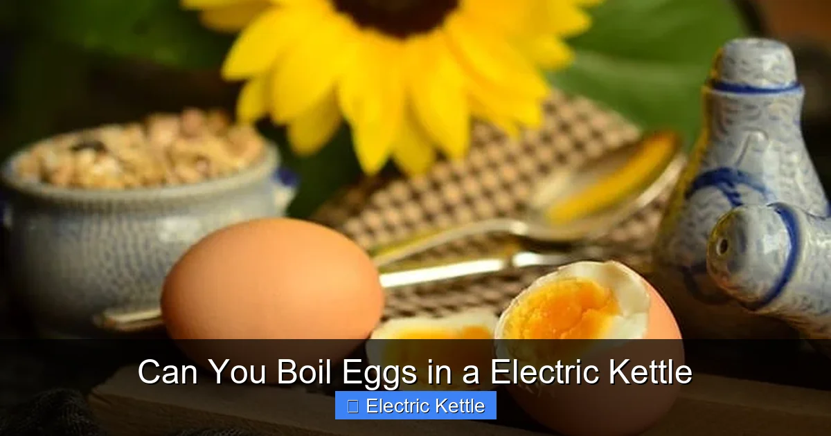 Can You Boil Eggs in a Electric Kettle
