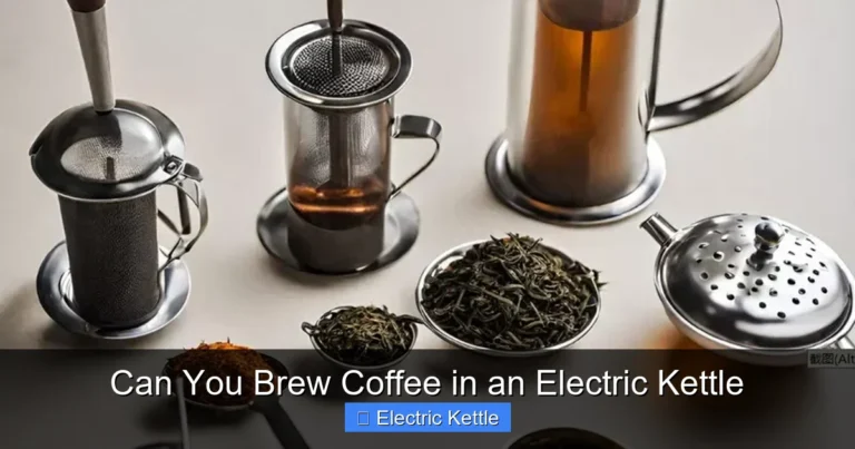Can You Brew Coffee in an Electric Kettle
