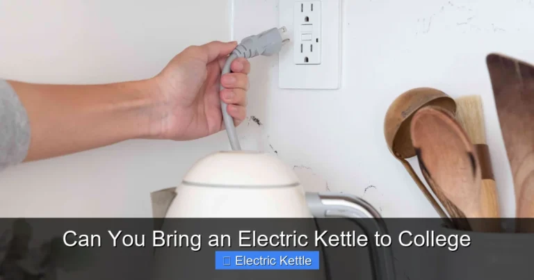 Can You Bring an Electric Kettle to College