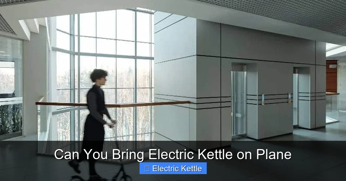 Can You Bring Electric Kettle on Plane