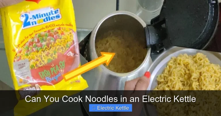 Can You Cook Noodles in an Electric Kettle