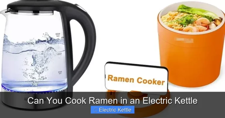 Can You Cook Ramen in an Electric Kettle