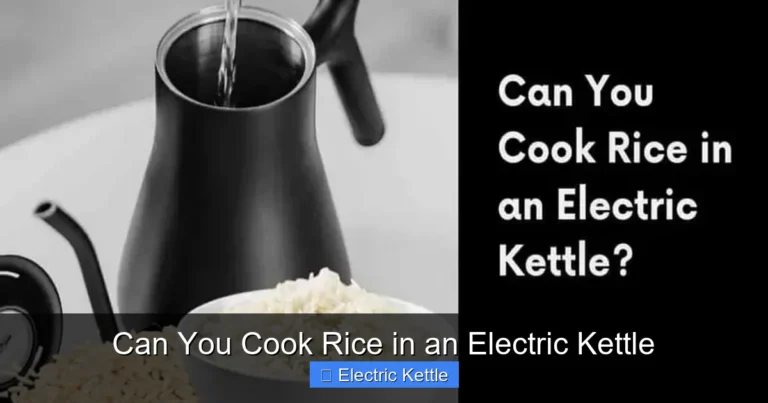 Can You Cook Rice in an Electric Kettle