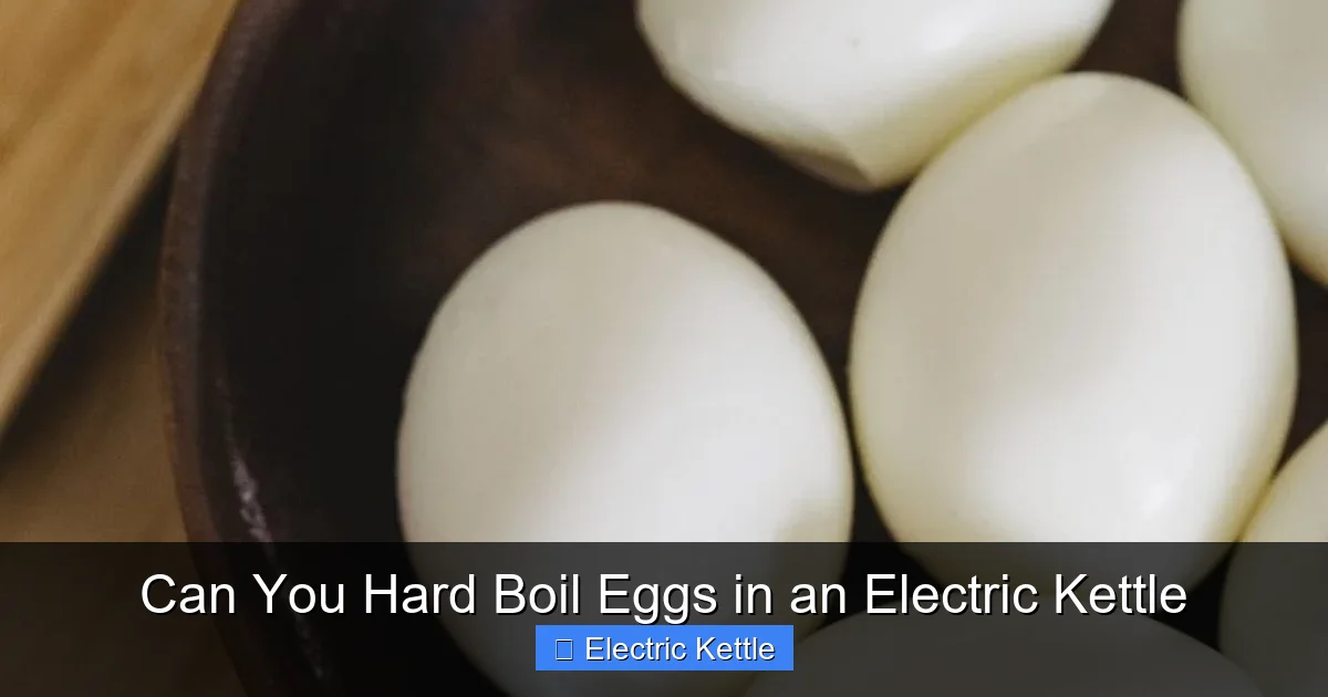 Can You Hard Boil Eggs in an Electric Kettle