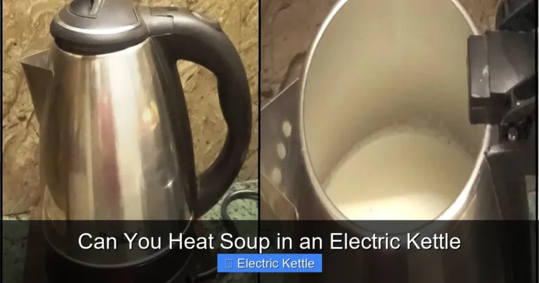 Can You Heat Soup in an Electric Kettle