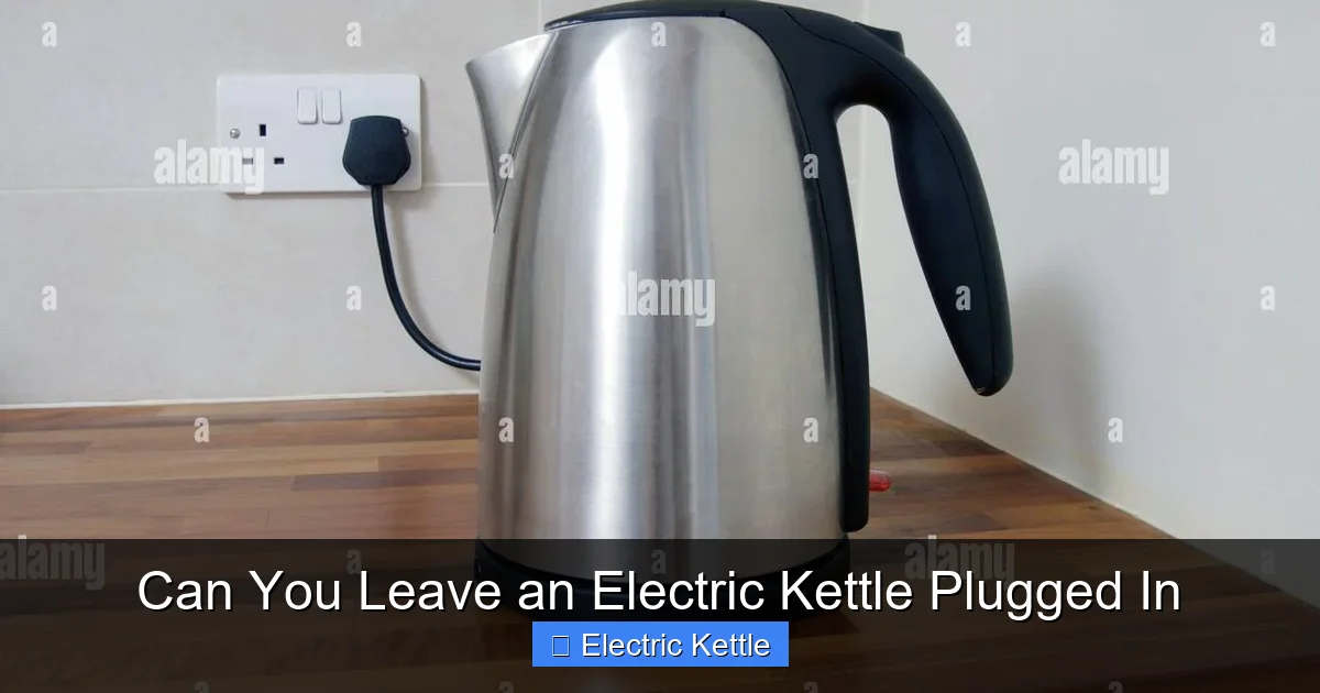 Can You Leave an Electric Kettle Plugged In