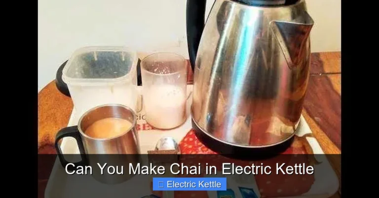 Can You Make Chai in Electric Kettle