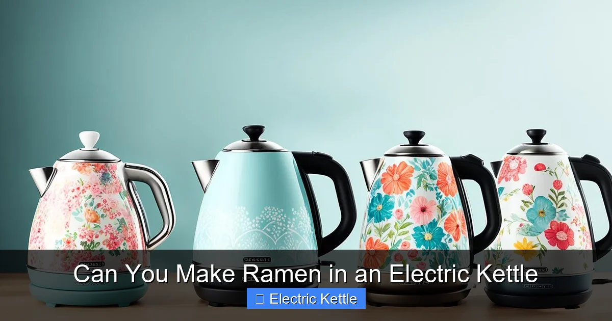 Can You Make Ramen in an Electric Kettle