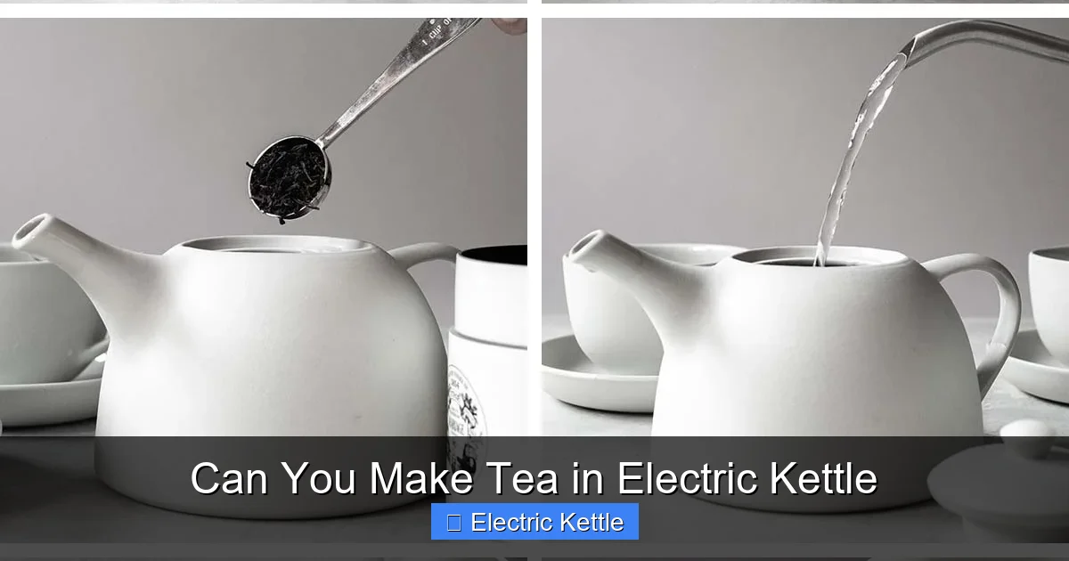 Can You Make Tea in Electric Kettle