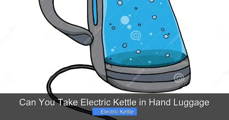Can You Take Electric Kettle in Hand Luggage