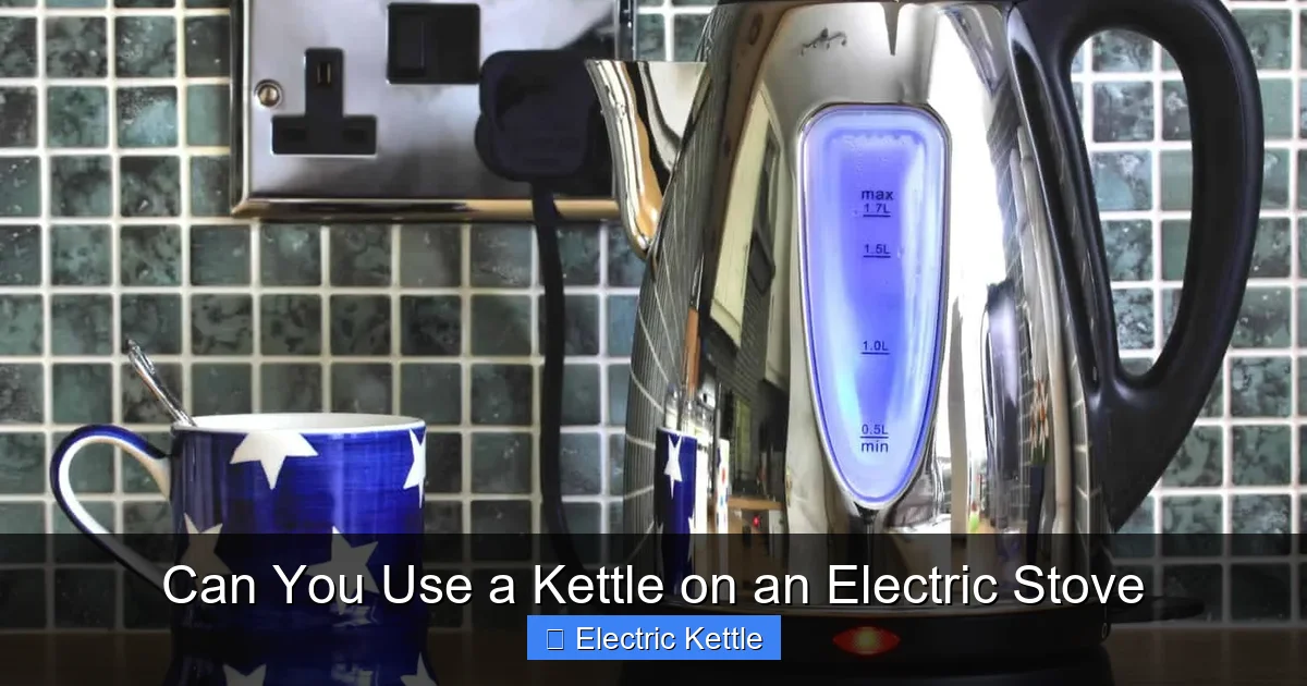 Can You Use a Kettle on an Electric Stove